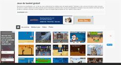 Desktop Screenshot of jeuxetbasket.com